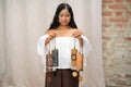 4-Piece Cosmic Bamboo Chime Set with Carrying Bag