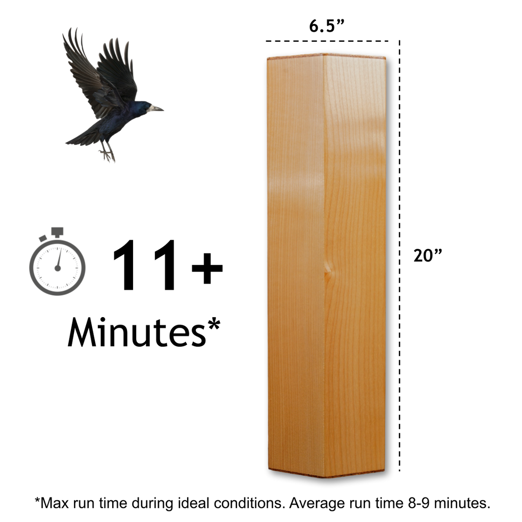 Meditation Rain Pillar - Solid Maple Extended Play Rain Stick