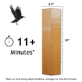 Meditation Rain Pillar - Solid Maple Extended Play Rain Stick