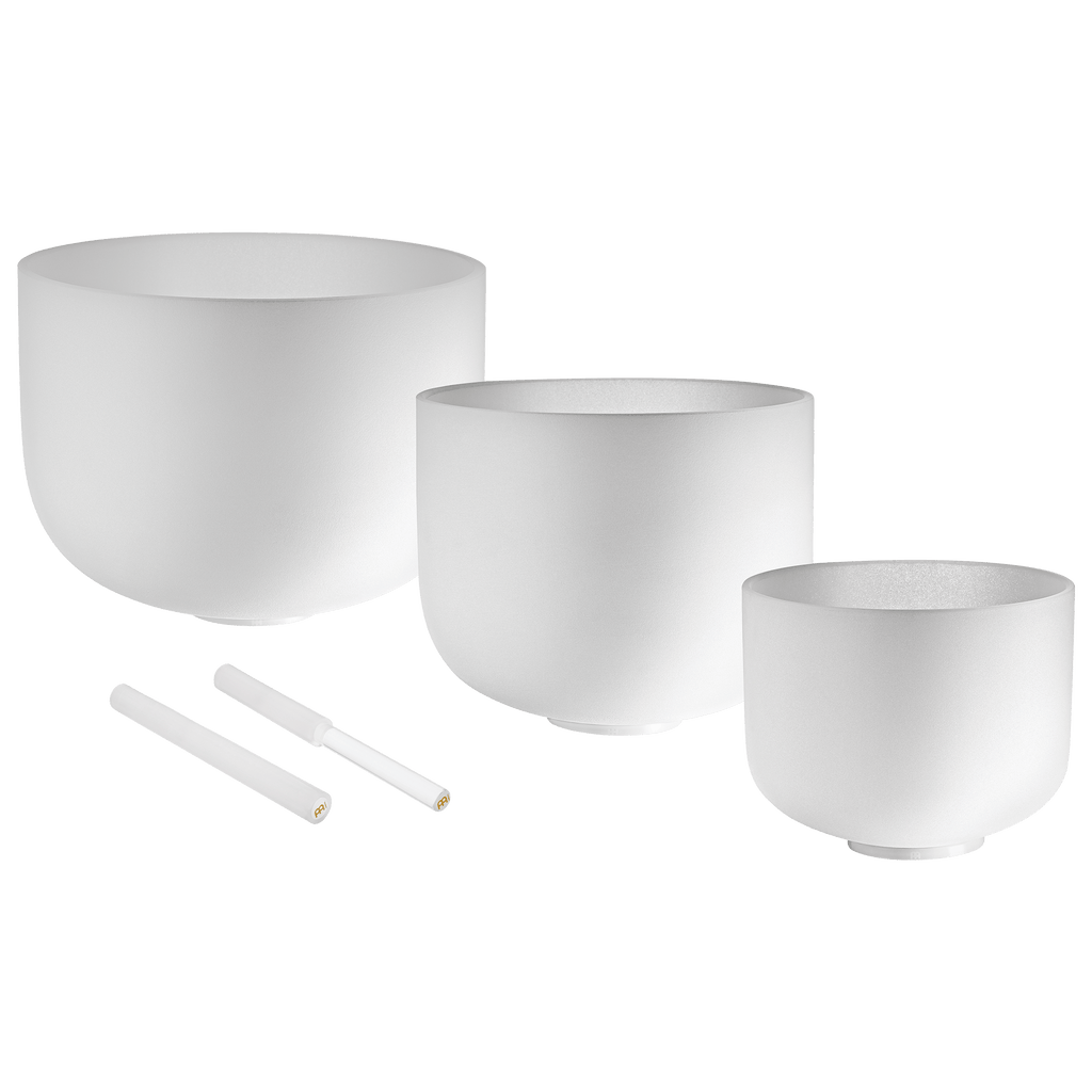 Meinl Crystal Singing Bowls (C/D/F) 432 Hz