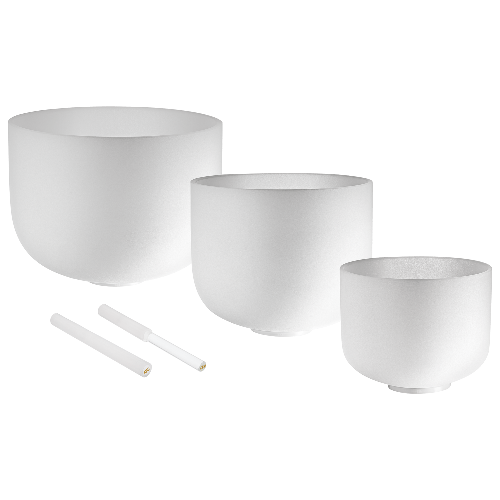Meinl Crystal Singing Bowls (C/D/F) 432 Hz