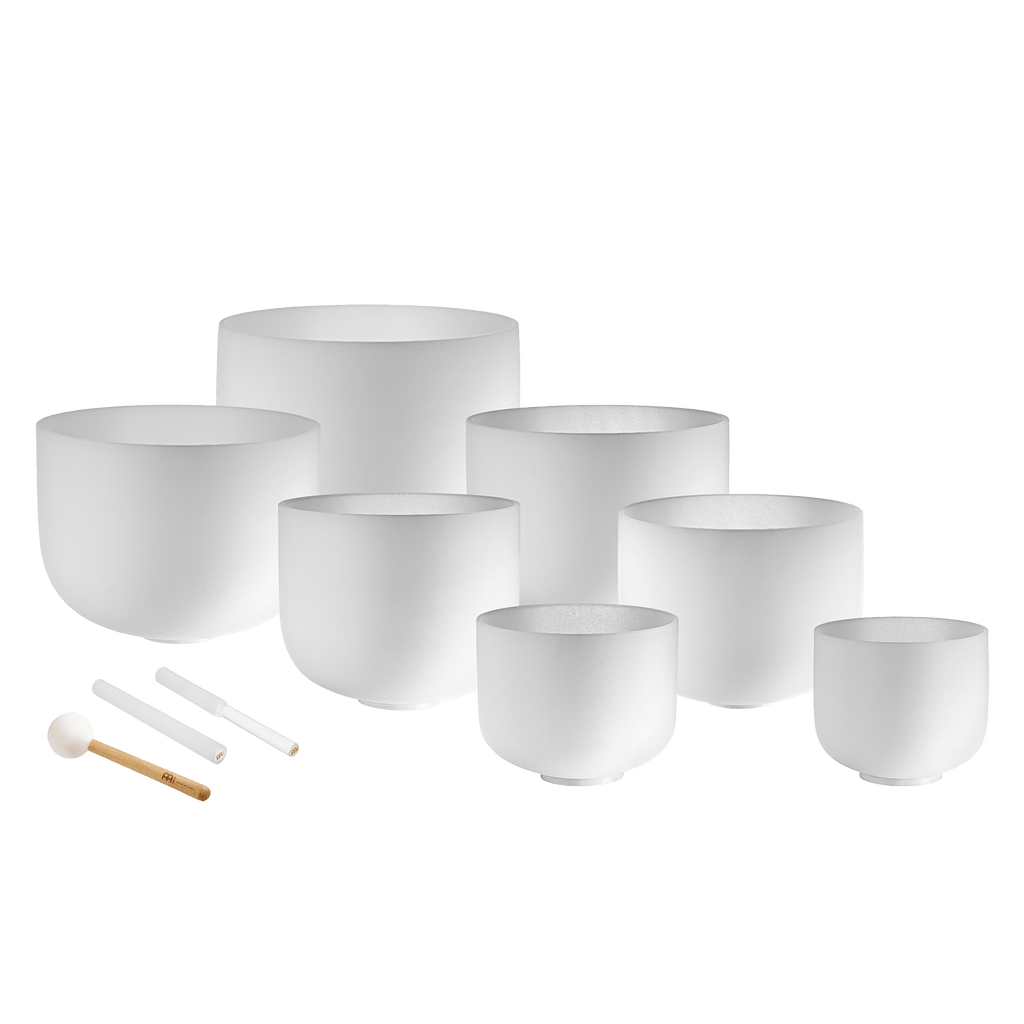 Meinl 7 Crystal Singing Bowl Set (8"–14")