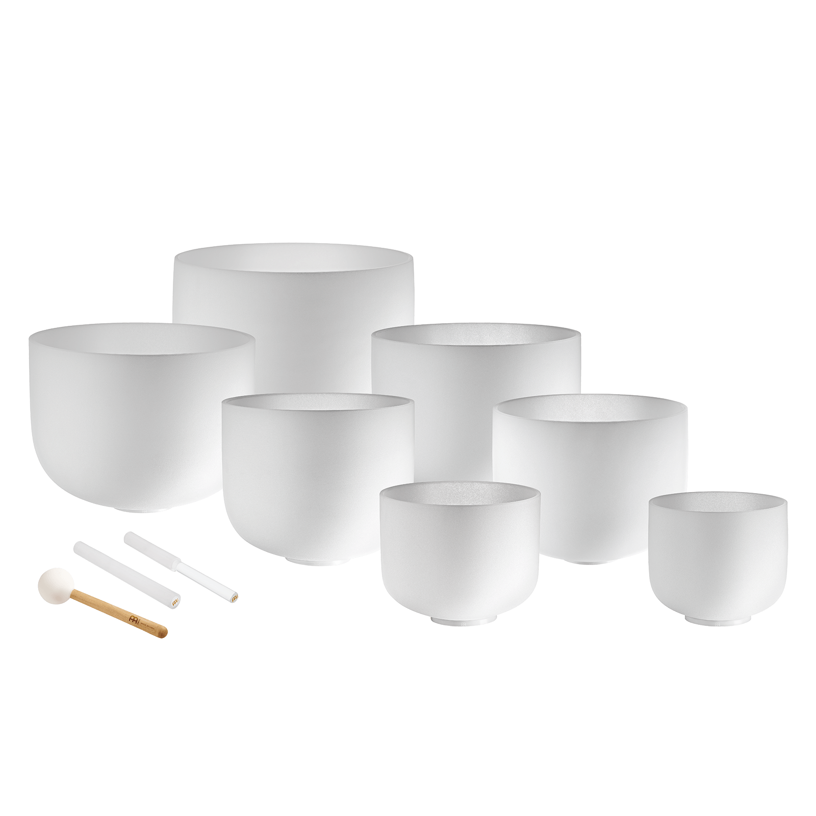 Meinl 7 Crystal Singing Bowl Set (8"–14")