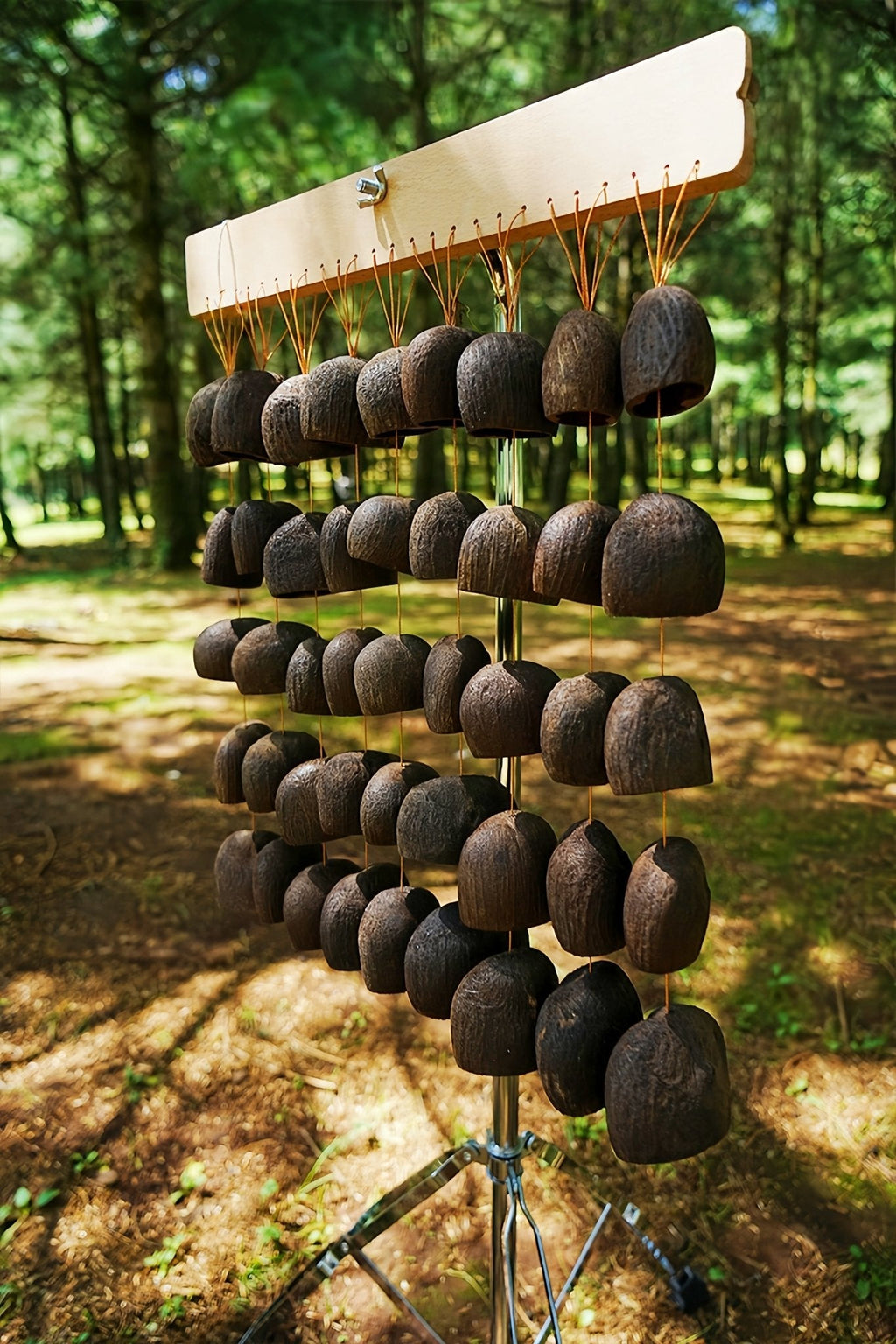 Handmade Salin Seed Shell Bar Chime